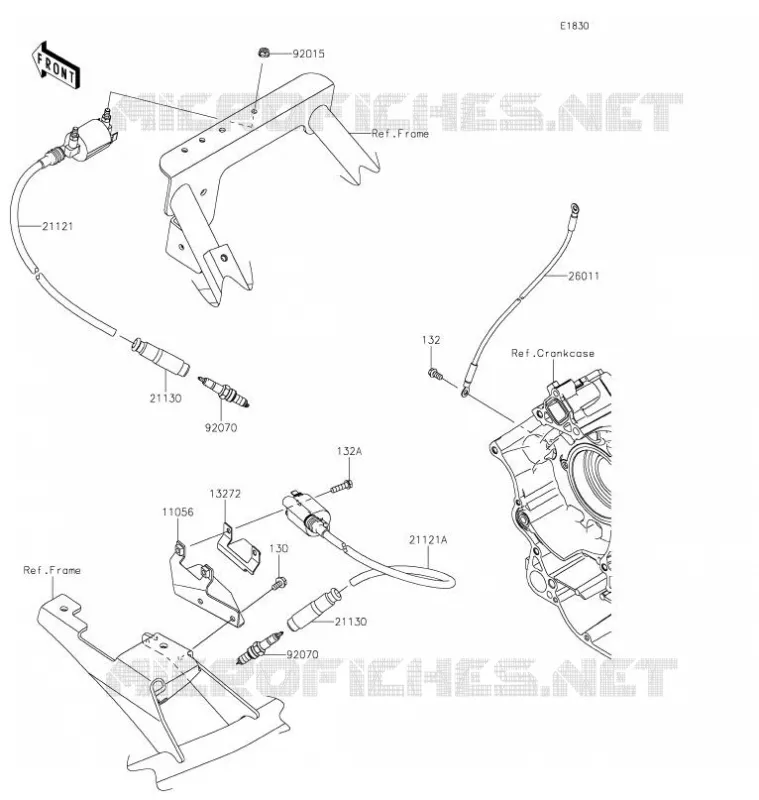 SYSTEME D&acute;ALLUMAGE Kawasaki SSV 800 2021 TERYX4  KRT800KMFNL