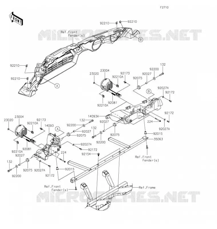 OPTIQUE(S) Kawasaki SSV 800 2021 TERYX4  KRT800KMFNN