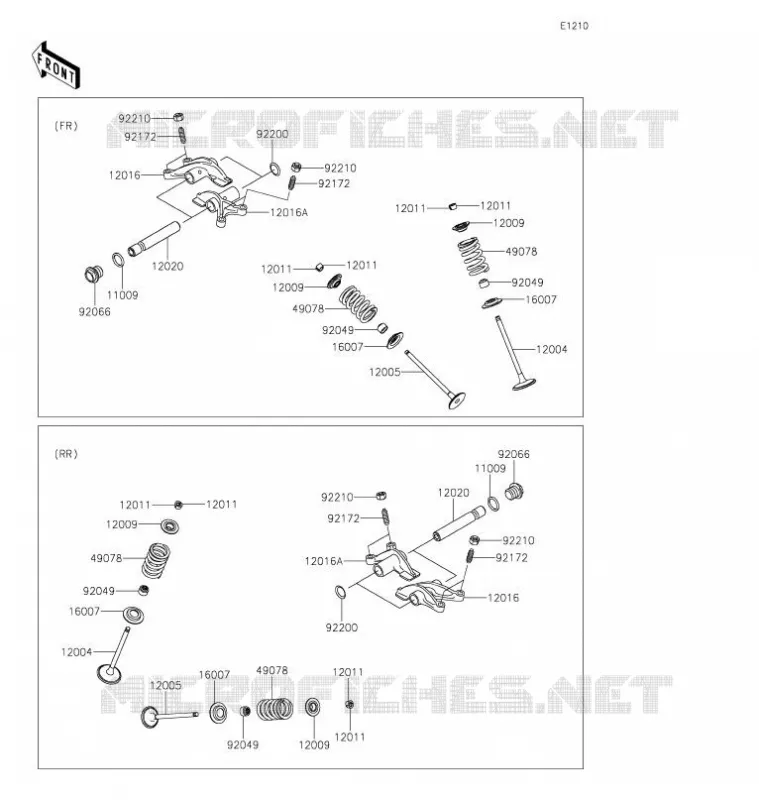 SOUPAPE Kawasaki SSV 800 2021 TERYX4  KRT800KMFNN
