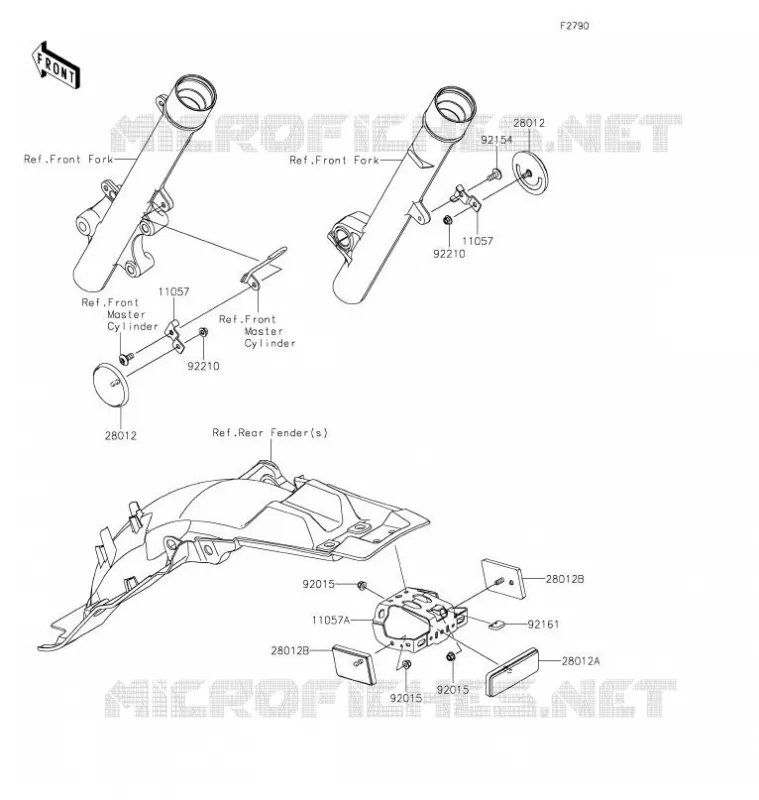 CATADIOPTRES(CN) Kawasaki TOUT-TERRAIN 230 2021 KLX230R S  KLX230FMFNN