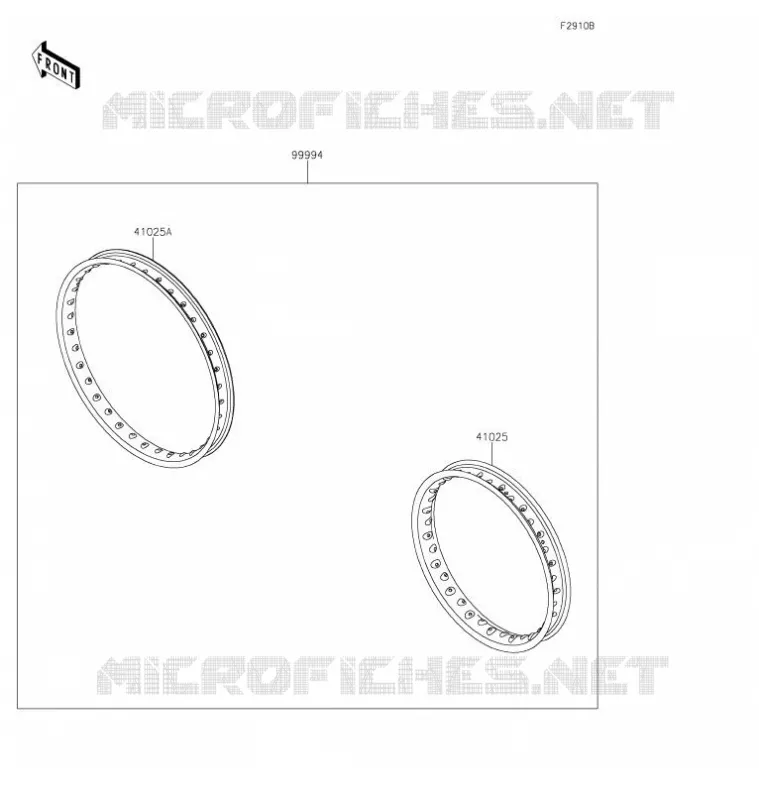 ACCESSOIRE(Rim) Kawasaki TOUT-TERRAIN 230 2022 KLX230R S  KLX230FNFNN