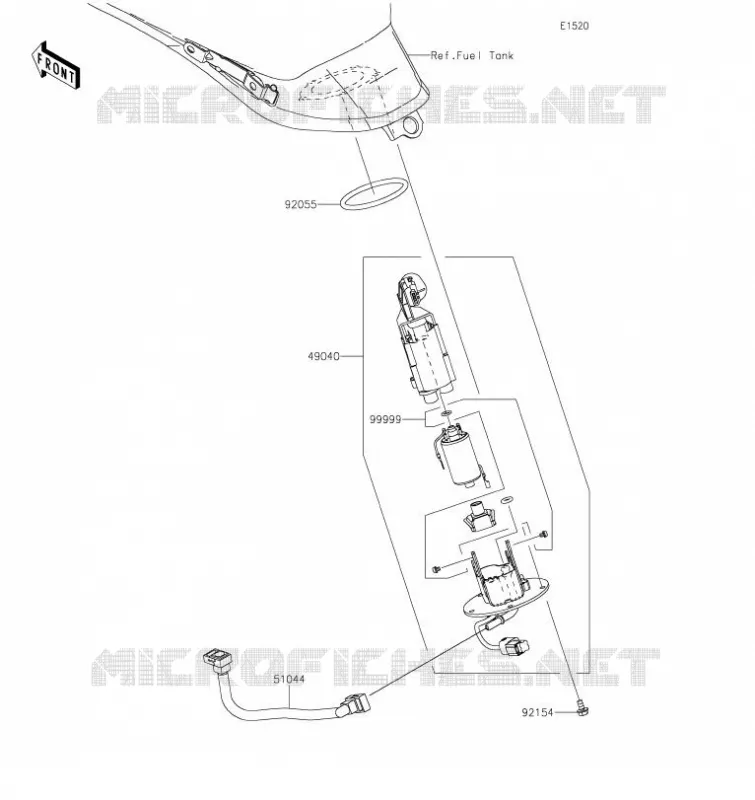 POMPE A ESSENCE Kawasaki MOTOS 650 2020 VULCAN S  EN650DLF