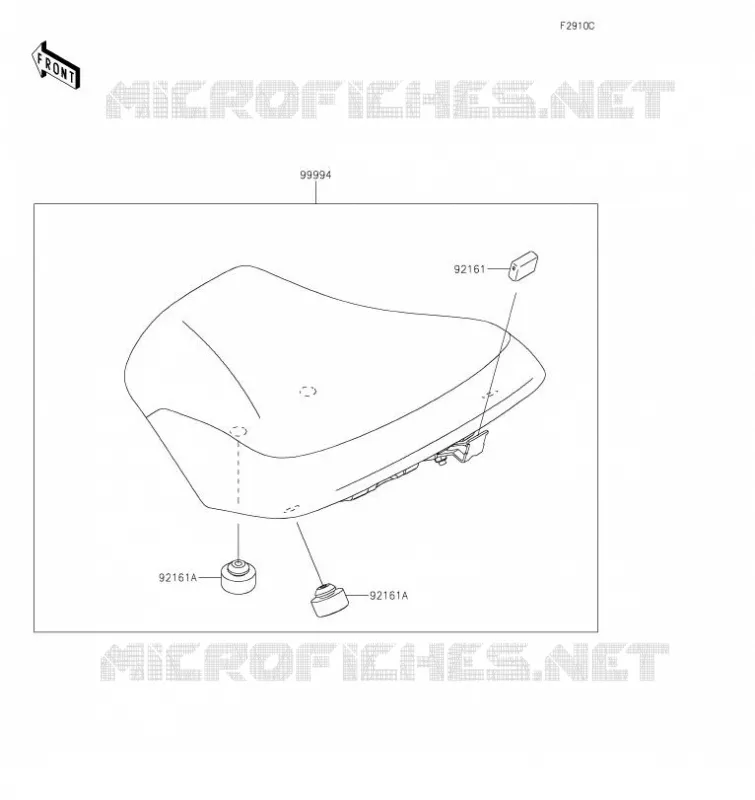 ACCESSOIRE(High Seat) Kawasaki MOTOS 650 2020 NINJA 650  EX650MLFA