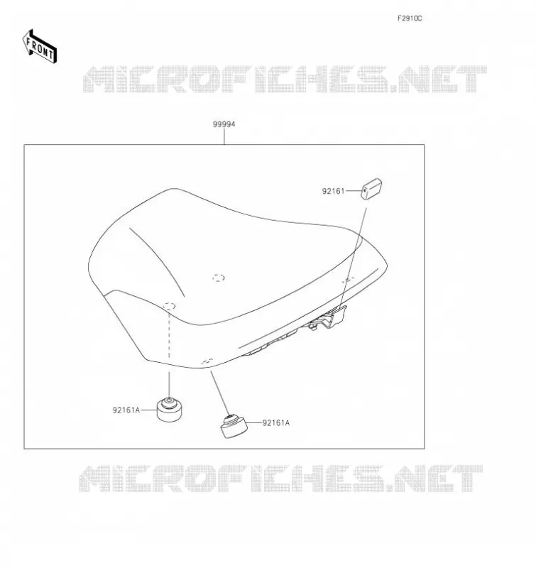 ACCESSOIRE(High Seat) Kawasaki MOTOS 650 2020 NINJA 650  EX650MLFA