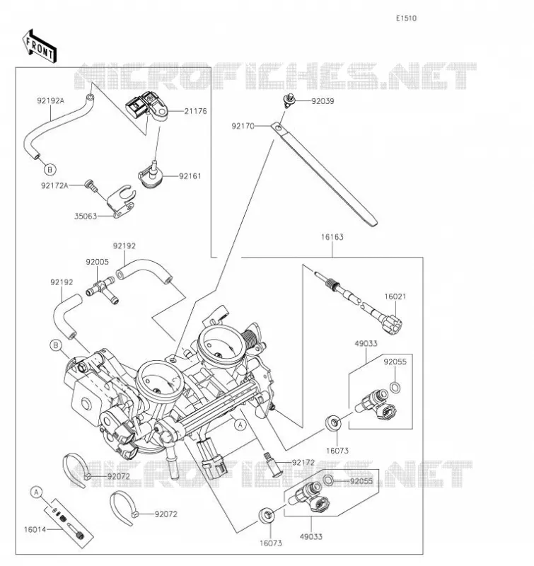 CARBU Kawasaki MOTOS 650 2021 NINJA 650  EX650MMFNN