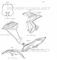 AUTOCOLLANT(GREEN) pour Kawasaki VERSYS-X 300 2021