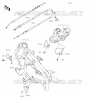 CABLES pour Kawasaki VERSYS-X 300 2021