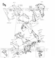 CARENAGE INFERIEUR pour Kawasaki VERSYS-X 300 2021