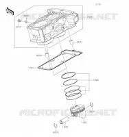 CYLINDRE/PISTON pour Kawasaki VERSYS-X 300 2021