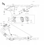 &Eacute;CHAPPEMENT pour Kawasaki VERSYS-X 300 2021