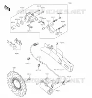 FREIN ARRIERE pour Kawasaki VERSYS-X 300 2021