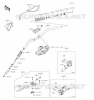 GUIDON pour Kawasaki VERSYS-X 300 2021