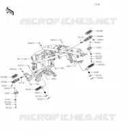 REPOSE PIED pour Kawasaki VERSYS-X 300 2021