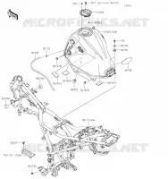 RESERVOIR CARBURANT pour Kawasaki VERSYS-X 300 2021
