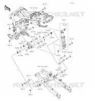SUSPENSION/AMORTISSEUR pour Kawasaki VERSYS-X 300 2021