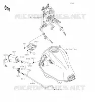 SYSTEME D'EVAPORATION CARBURANT pour Kawasaki VERSYS-X 300 2021
