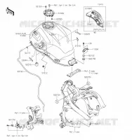 RESERVOIR CARBURANT pour Kawasaki VERSYS 650 2020
