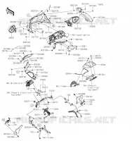 CARENAGE(SUPERIEUR) pour Kawasaki 1400GTR 2020