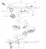 ACCESSOIRE(Helmet Lock and DC Socket) pour Kawasaki Z H2 2020