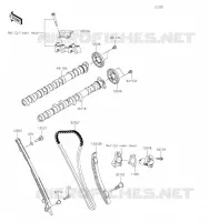ARBRE A CAME/TENDEUR pour Kawasaki Z H2 2020