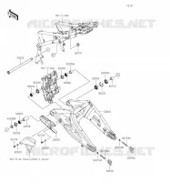 BRAS OSCILLANT pour Kawasaki Z H2 2020
