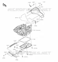 CARTER INFERIEUR pour Kawasaki Z H2 2020