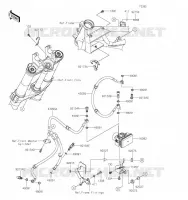 DURITE DE FREIN pour Kawasaki Z H2 2020