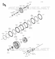EMBRAYAGE pour Kawasaki Z H2 2020