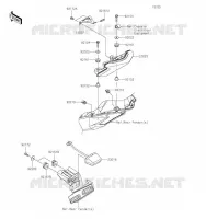 FEUX ARRI&Egrave;RE(S) pour Kawasaki Z H2 2020