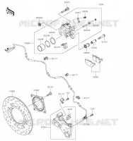 FREIN ARRIERE pour Kawasaki Z H2 2020