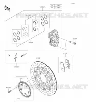 FREIN AVANT pour Kawasaki Z H2 2020