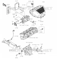 INJECTION CARBURANT pour Kawasaki Z H2 2020