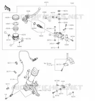 MAITRE CYLINDRE AV pour Kawasaki Z H2 2020
