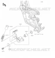 PEDALE DE FREIN pour Kawasaki Z H2 2020