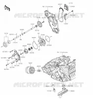 POMPE A HUILE pour Kawasaki Z H2 2020