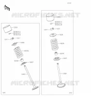 SOUPAPE pour Kawasaki Z H2 2020