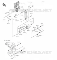SUSPENSION/AMORTISSEUR pour Kawasaki Z H2 2020