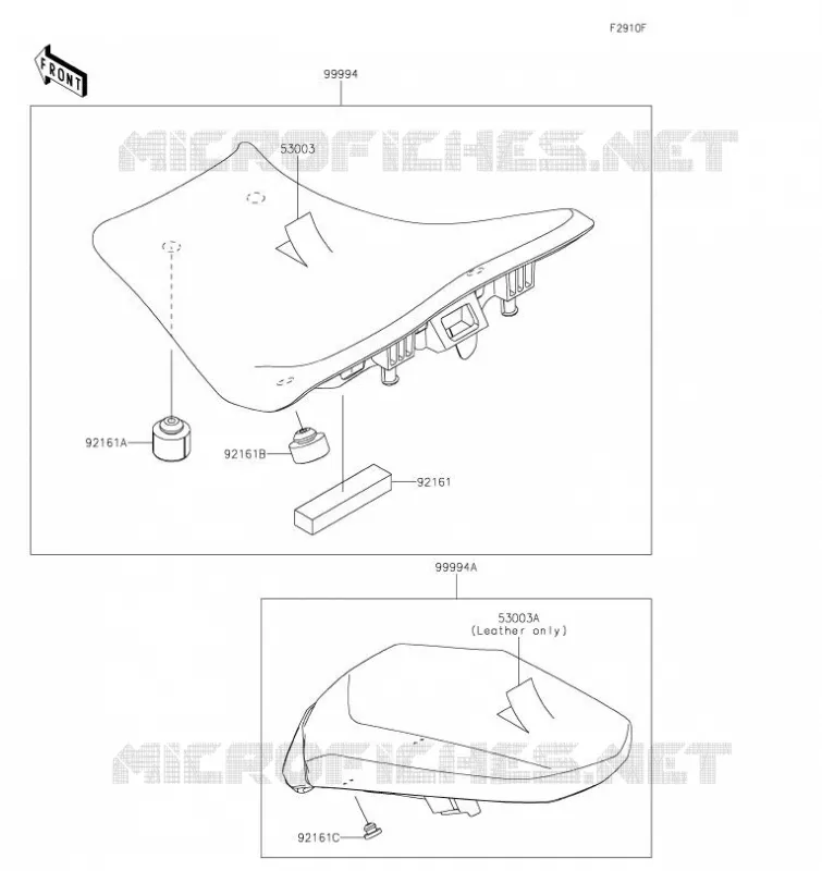 ACCESSOIRE(Seat) Kawasaki MOTOS 900 2021 Z900  ZR900FMFNN