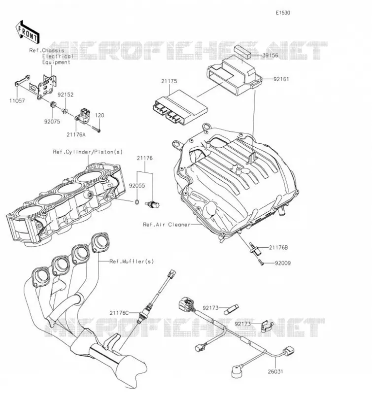 INJECTION CARBURANT Kawasaki MOTOS 900 2021 Z900  ZR900FMFNN