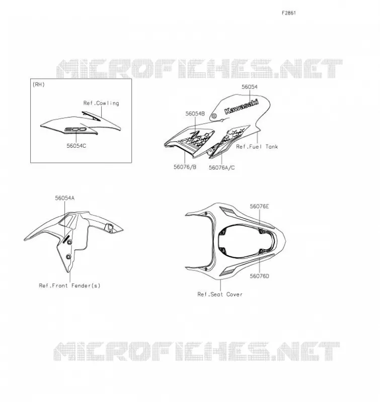 AUTOCOLLANT(M.F.S.BLACK) Kawasaki MOTOS 900 2021 Z900  ZR900FMFNN