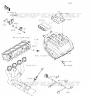 INJECTION CARBURANT pour Kawasaki Z900 2021