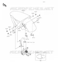 GARDE BOUE AVANT pour Kawasaki NINJA ZX-10R 2020