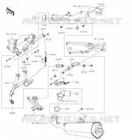 ACCESSOIRE(Center Stand) pour Kawasaki ZZR1400 2021
