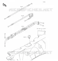 CABLES pour Kawasaki ZZR1400 2021