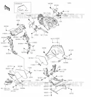 CARENAGE INFERIEUR pour Kawasaki ZZR1400 2021