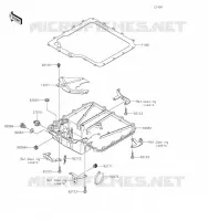 CARTER INFERIEUR pour Kawasaki ZZR1400 2021