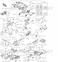 CHASSIS EQUIPMENT ELECTRIQUE pour Kawasaki ZZR1400 2021