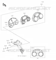 COMPTEURS pour Kawasaki ZZR1400 2021