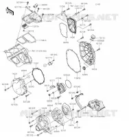 COUVERCLES MOTEUR pour Kawasaki ZZR1400 2021