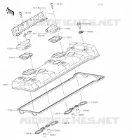 COUVRE CULASSE pour Kawasaki ZZR1400 2021